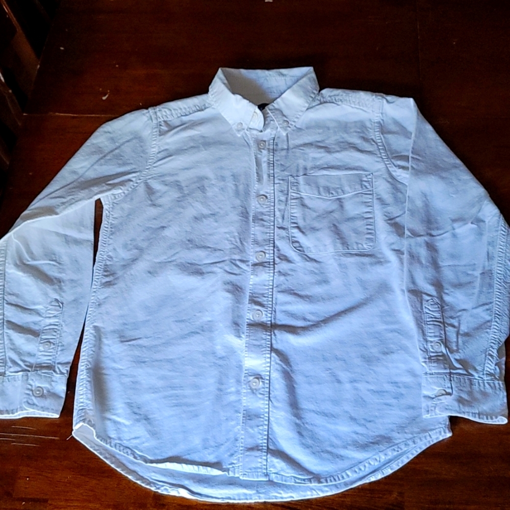 EUC Boys Size XL 14 Children's Place White Butten Down Shirt